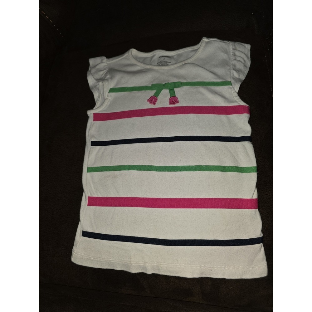 Gymboree bright tulip top sizeโ 6 striped